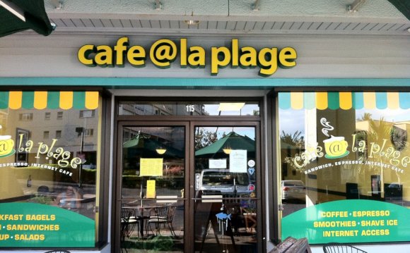 Cafe a la Plage is a cute