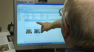 Albert Lloyd at the Megabytes internet cafe