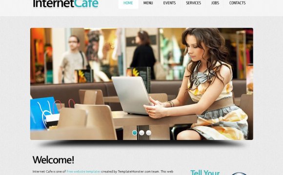 Internet Cafe Website Templates