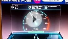 High speed internet connection London. Test Virgin Media